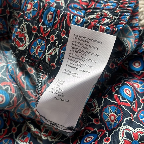 Anthropologie Patterned Silky Pants - Size S - Picture 7 of 7